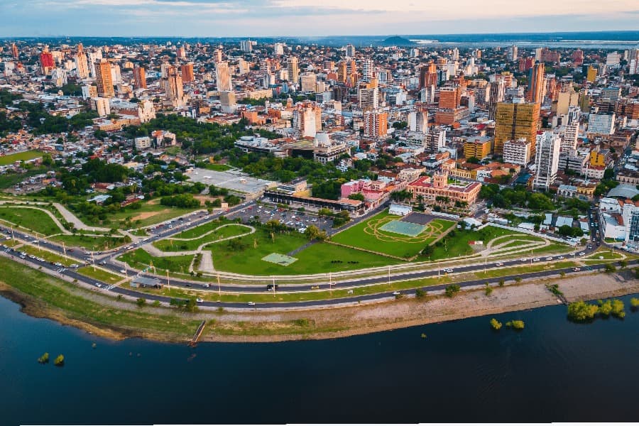 Vista de Asunción, Paraguay, sede de la próxima reunión de ALADIL
